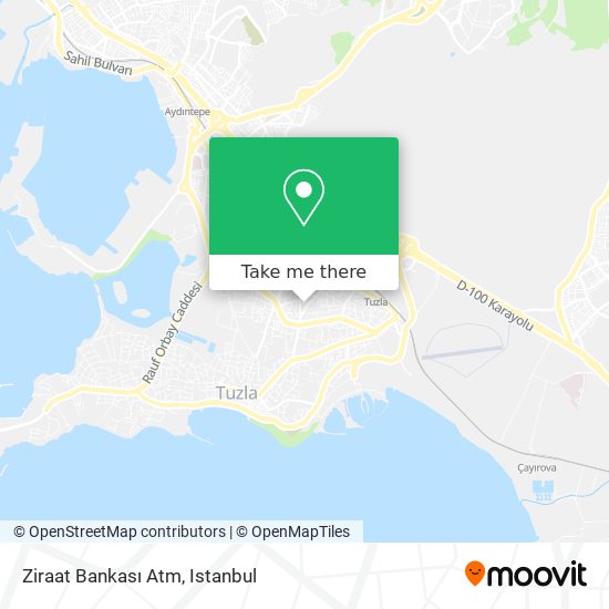 Ziraat Bankası Atm map