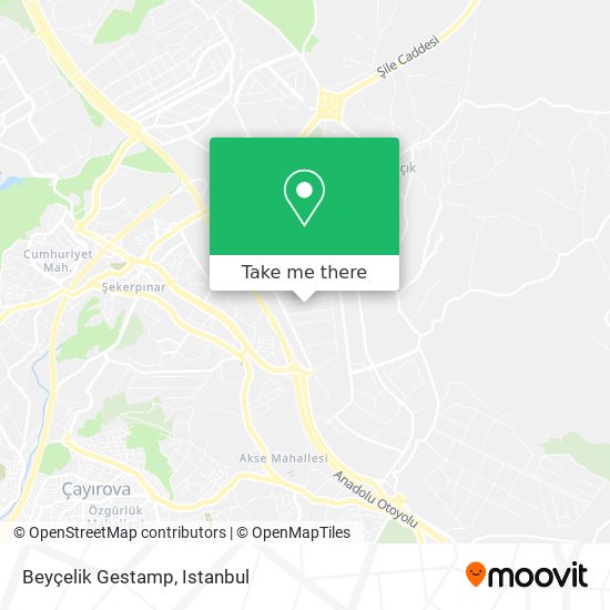Beyçelik Gestamp map