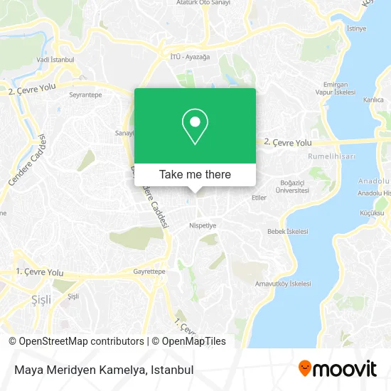Maya Meridyen Kamelya map