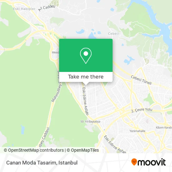 Canan Moda Tasarim map