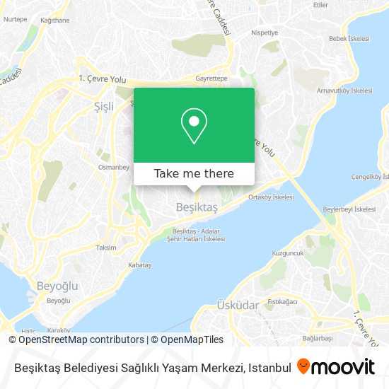 Beşiktaş Belediyesi Sağlıklı Yaşam Merkezi map