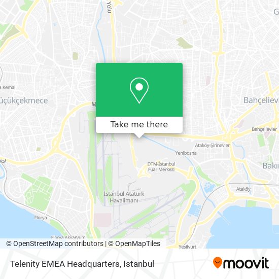 Telenity EMEA Headquarters map