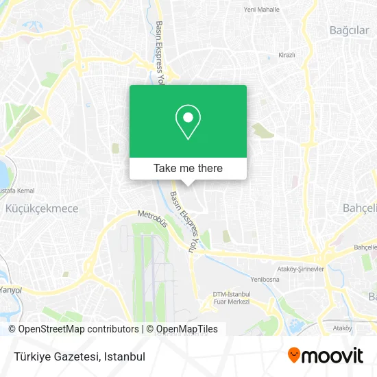 Türkiye Gazetesi map