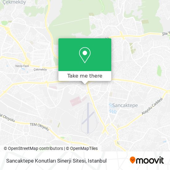 Sancaktepe Konutları Sinerji Sitesi map