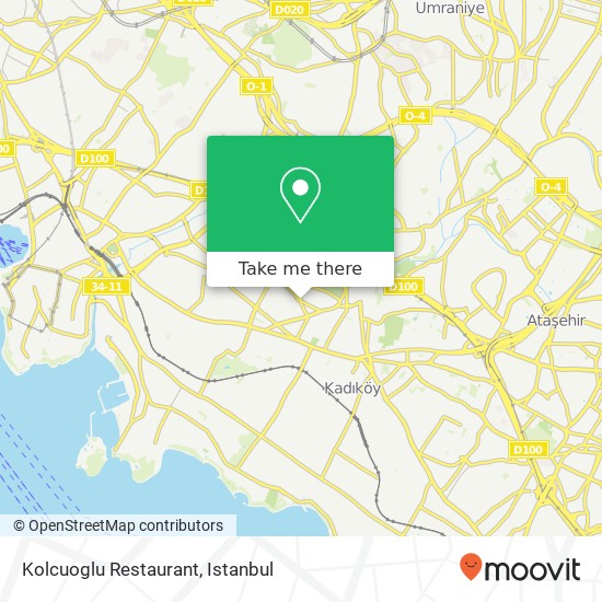 Kolcuoglu Restaurant map