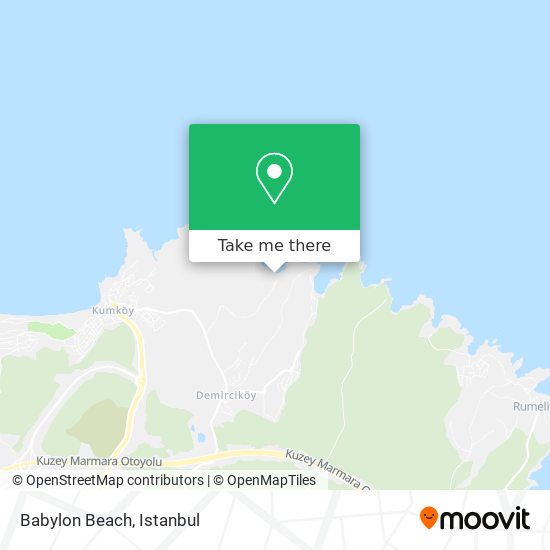 Babylon Beach map