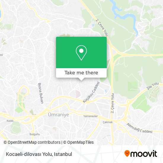 Kocaeli-dilovası Yolu map