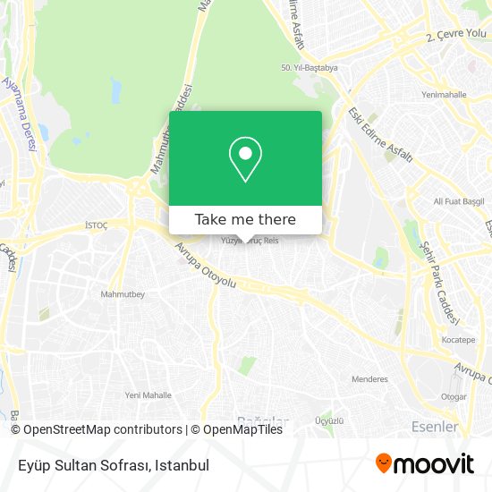 Eyüp Sultan Sofrası map