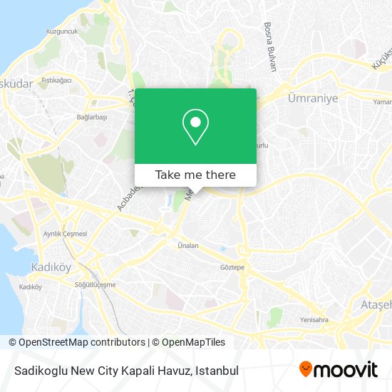 Sadikoglu New City Kapali Havuz map