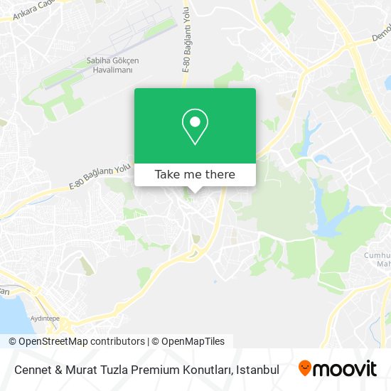 Cennet & Murat Tuzla Premium Konutları map