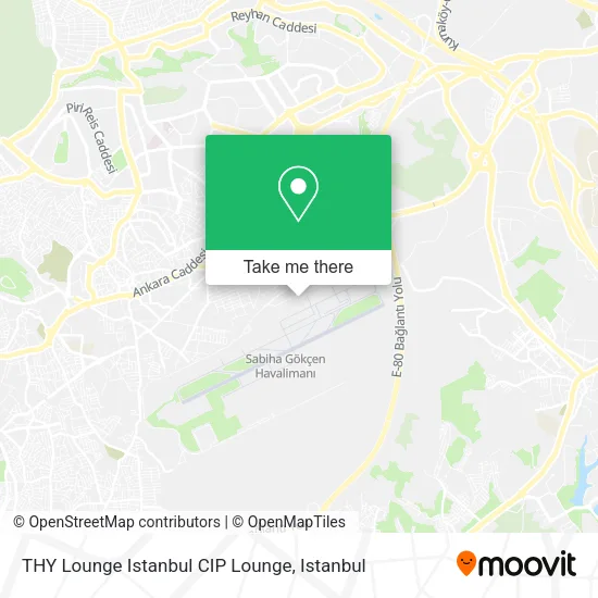 THY Lounge Istanbul CIP Lounge map