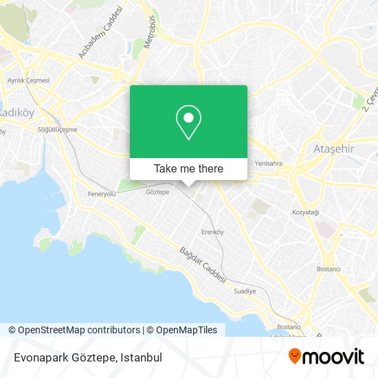 Evonapark Göztepe map