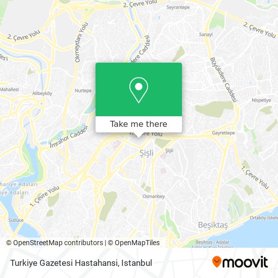 Turkiye Gazetesi Hastahansi map