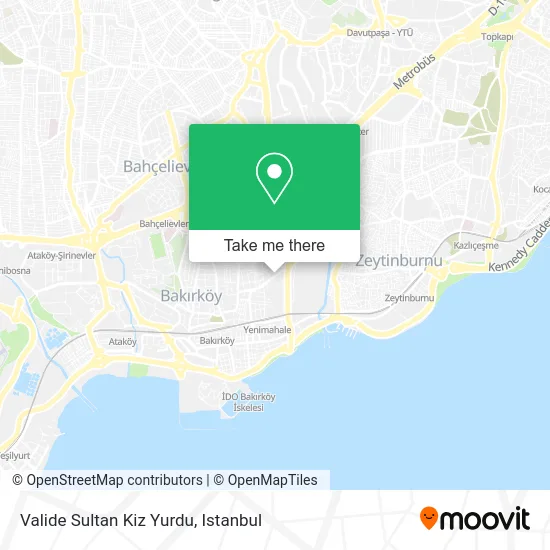 Valide Sultan Kiz Yurdu map