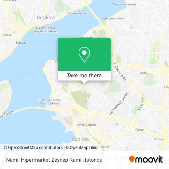 Namlı Hipermarket Zeynep Kamil map