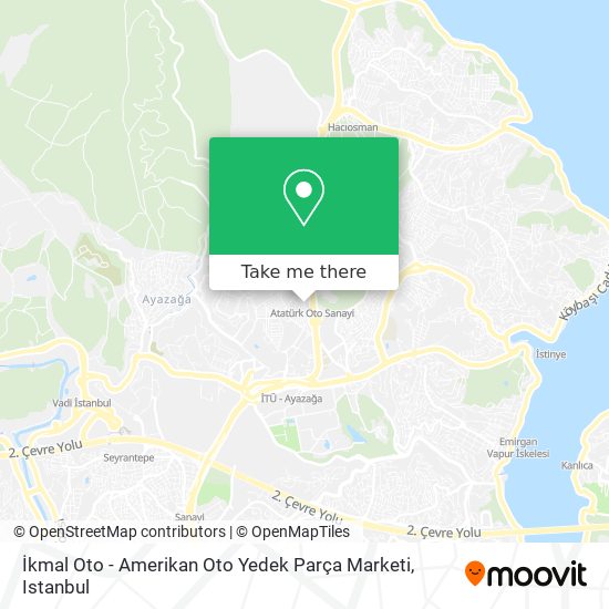 İkmal Oto - Amerikan Oto Yedek Parça Marketi map