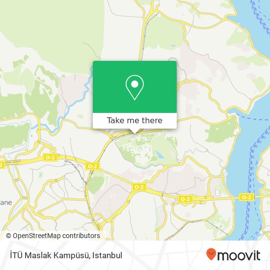 İTÜ Maslak Kampüsü map