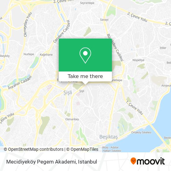 Mecidiyeköy Pegem Akademi map