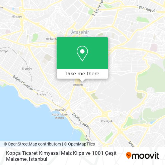 Kopça Ticaret Kimyasal Malz Klips ve 1001 Çeşit Malzeme map