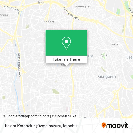 Kazım Karabekir yüzme havuzu map