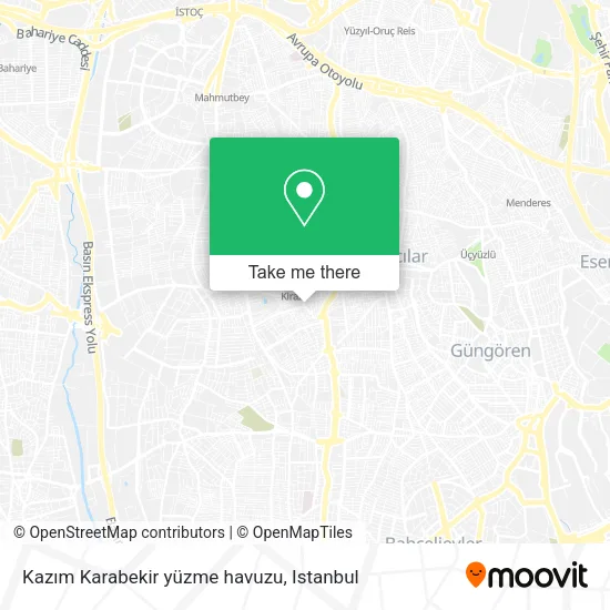 Kazım Karabekir yüzme havuzu map