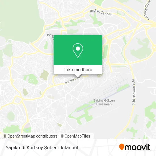 Yapıkredi Kurtköy Şubesi map