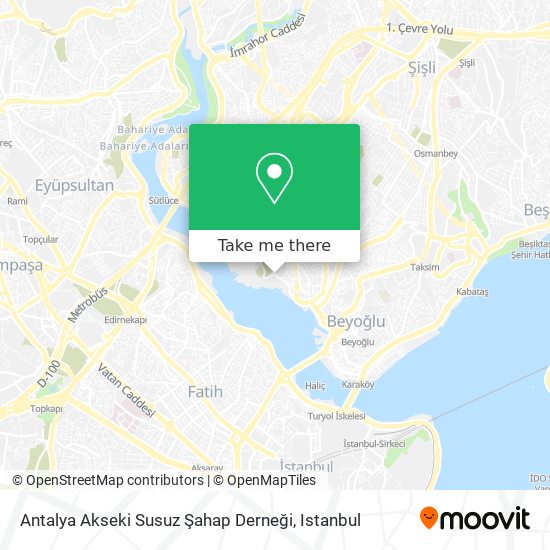 Antalya Akseki Susuz Şahap Derneği map