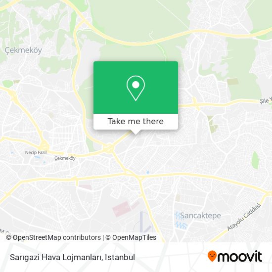 Sarıgazi Hava Lojmanları map