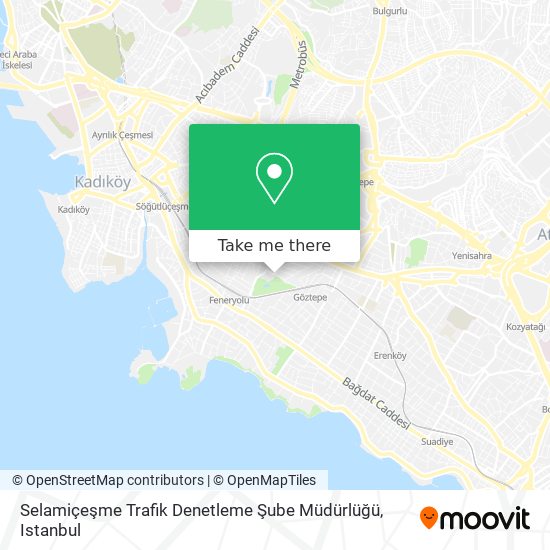 Selamiçeşme Trafik Denetleme Şube Müdürlüğü map