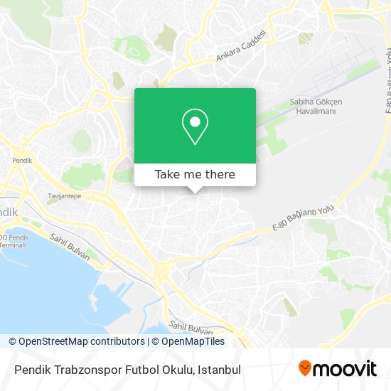 Pendik Trabzonspor Futbol Okulu map