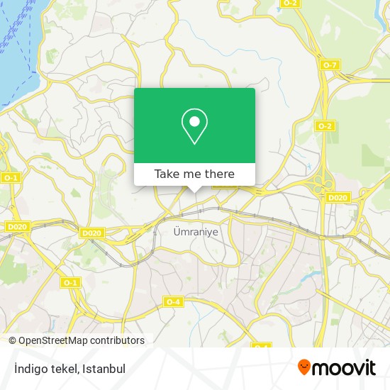 İndigo tekel map