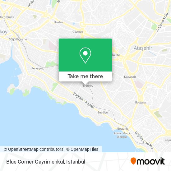 Blue Corner Gayrimenkul map