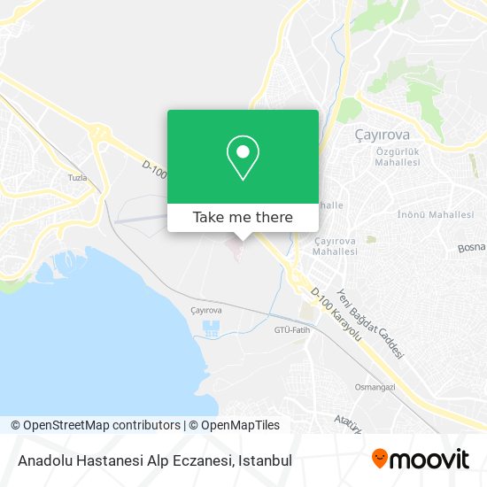 Anadolu Hastanesi Alp Eczanesi map