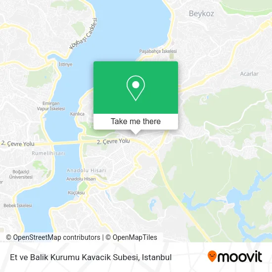 Et ve Balik Kurumu Kavacik Subesi map