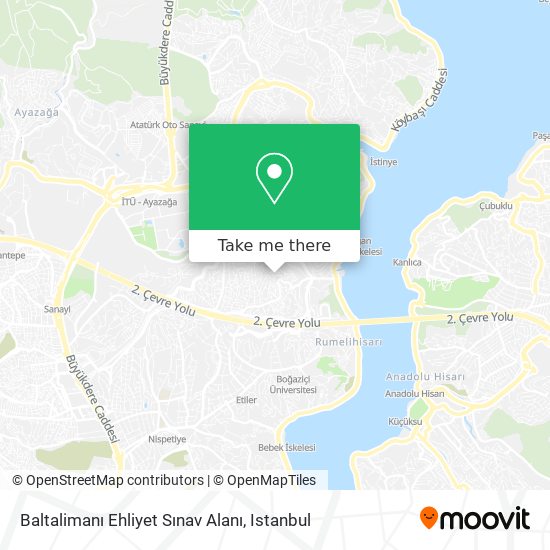 Baltalimanı Ehliyet Sınav Alanı map