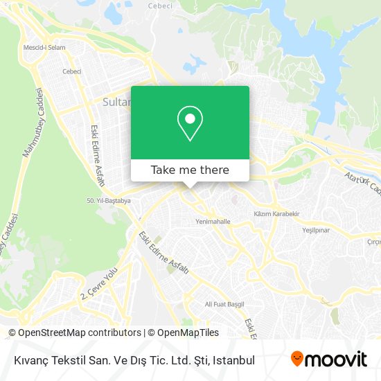 Kıvanç Tekstil San. Ve Dış Tic. Ltd. Şti map