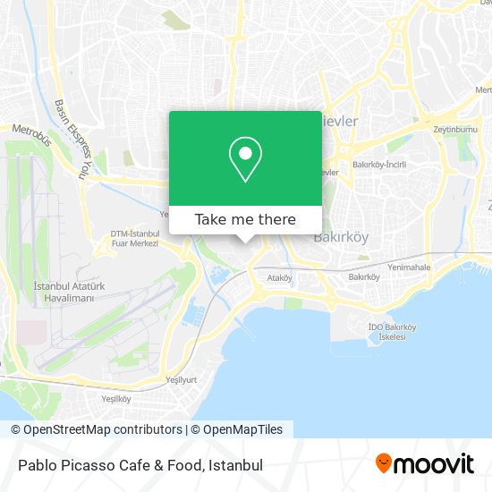 Pablo Picasso Cafe & Food map