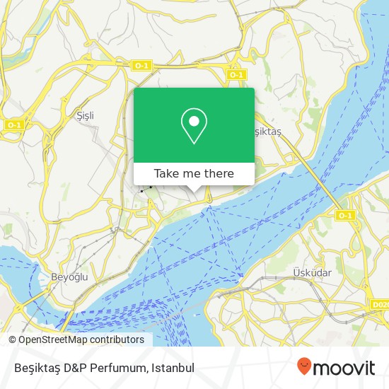 Beşiktaş D&P Perfumum map