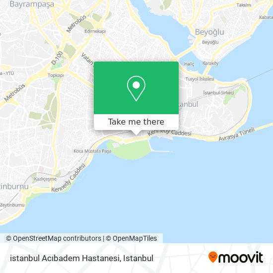 istanbul Acıbadem Hastanesi map