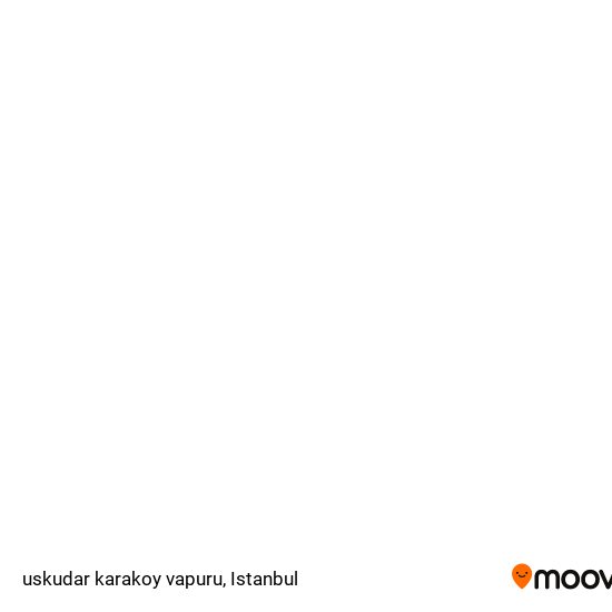 uskudar karakoy vapuru map