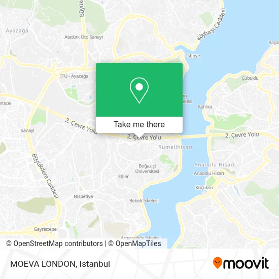 MOEVA LONDON map