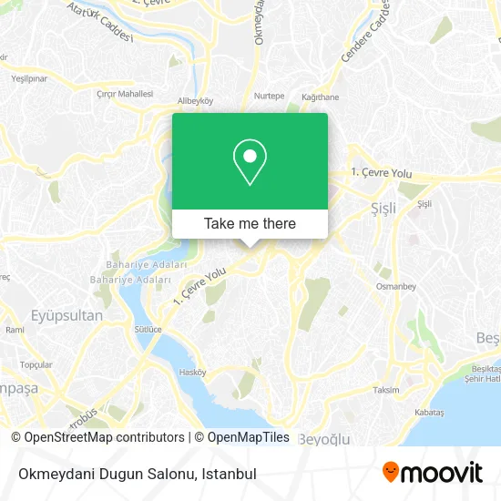 Okmeydani Dugun Salonu map