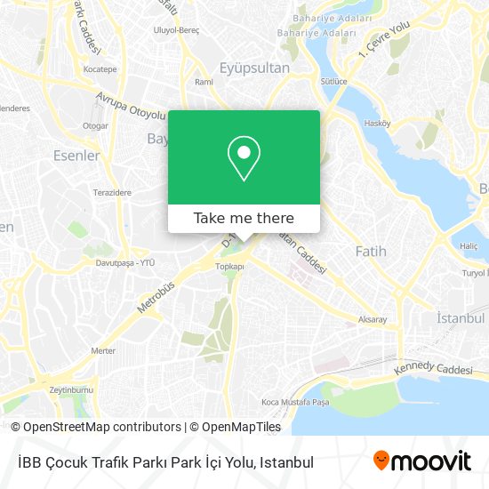 İBB Çocuk Trafik Parkı Park İçi Yolu map