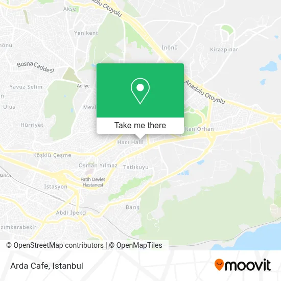 Arda Cafe map