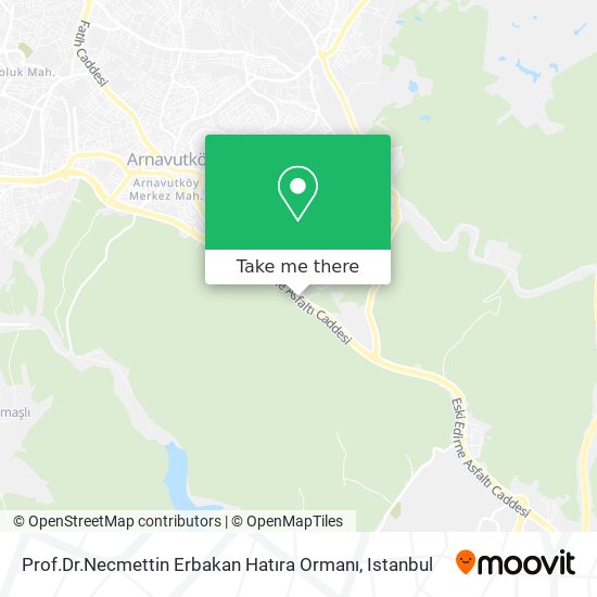 Prof.Dr.Necmettin Erbakan Hatıra Ormanı map