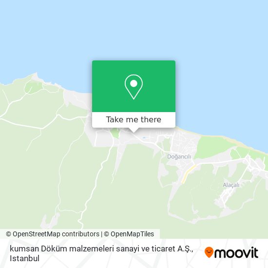 kumsan Döküm malzemeleri sanayi ve ticaret A.Ş. map