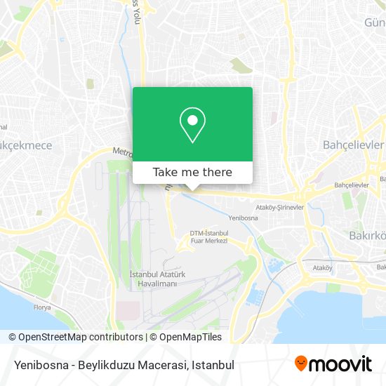 Yenibosna - Beylikduzu Macerasi map