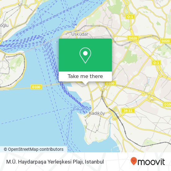 M.Ü. Haydarpaşa Yerleşkesi Plajı map