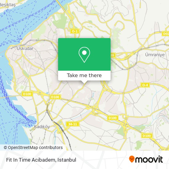 Fit In Time Acibadem map