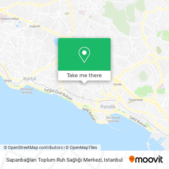 Sapanbağları Toplum Ruh Sağlığı Merkezi map